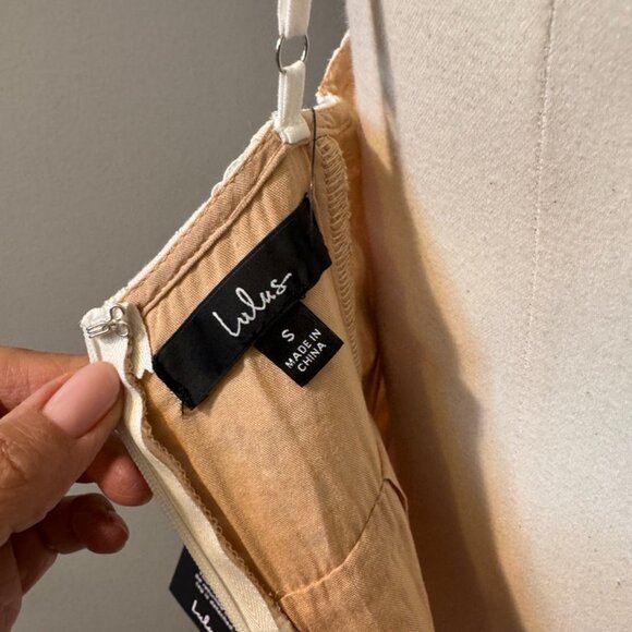 LULUS One Wish white/cream lace midi dress Size Small NEW WITH TAGS - Picture 9 of 11